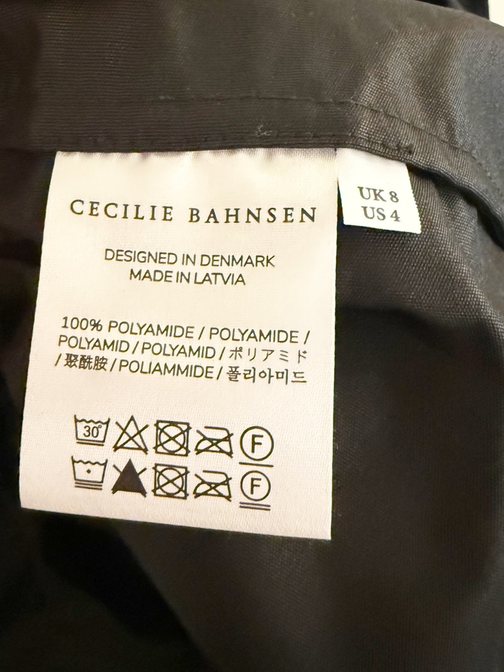 Cecilie Bahnsen Babydoll Tiered Taffeta Drawcord Sleeveless Mini Aino Dress 4 - Picture 12 of 13